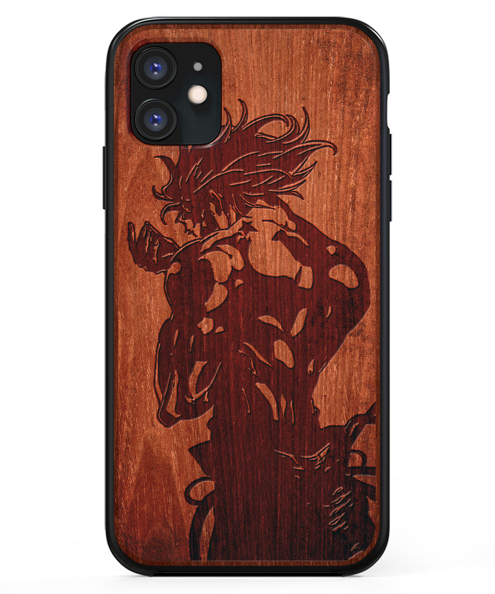 DIO | Engraved Wood Case | JoJo's Bizarre Adventure Anime Case